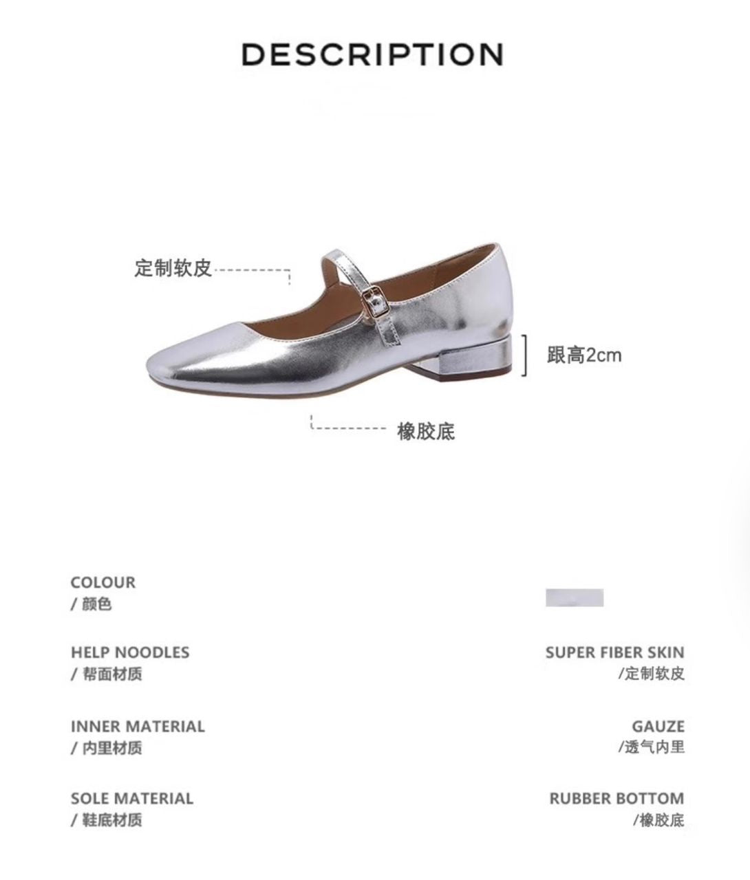 Silver Ballet Shoes