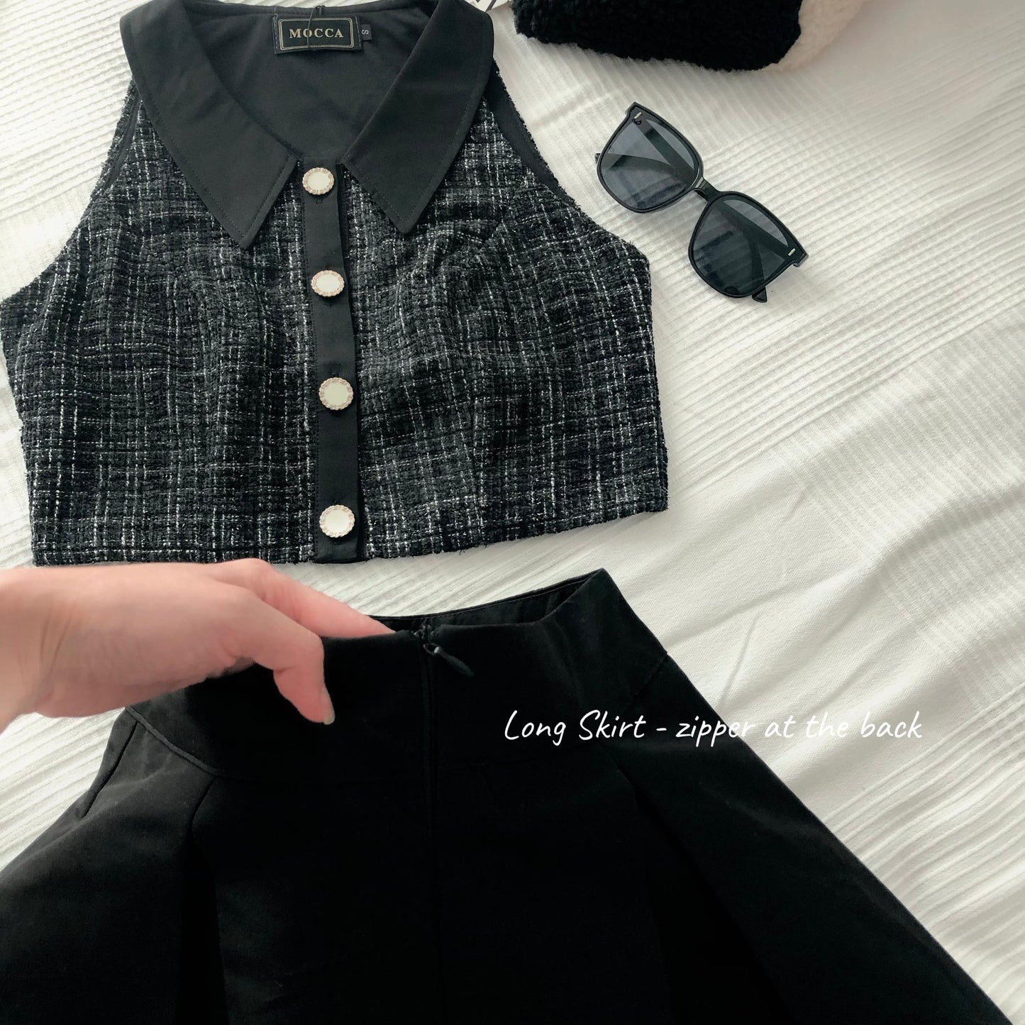 Ming Yue Tweed Set Wear