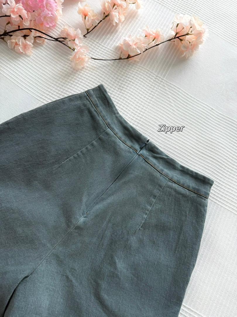 Retro Irregular Denim Suit