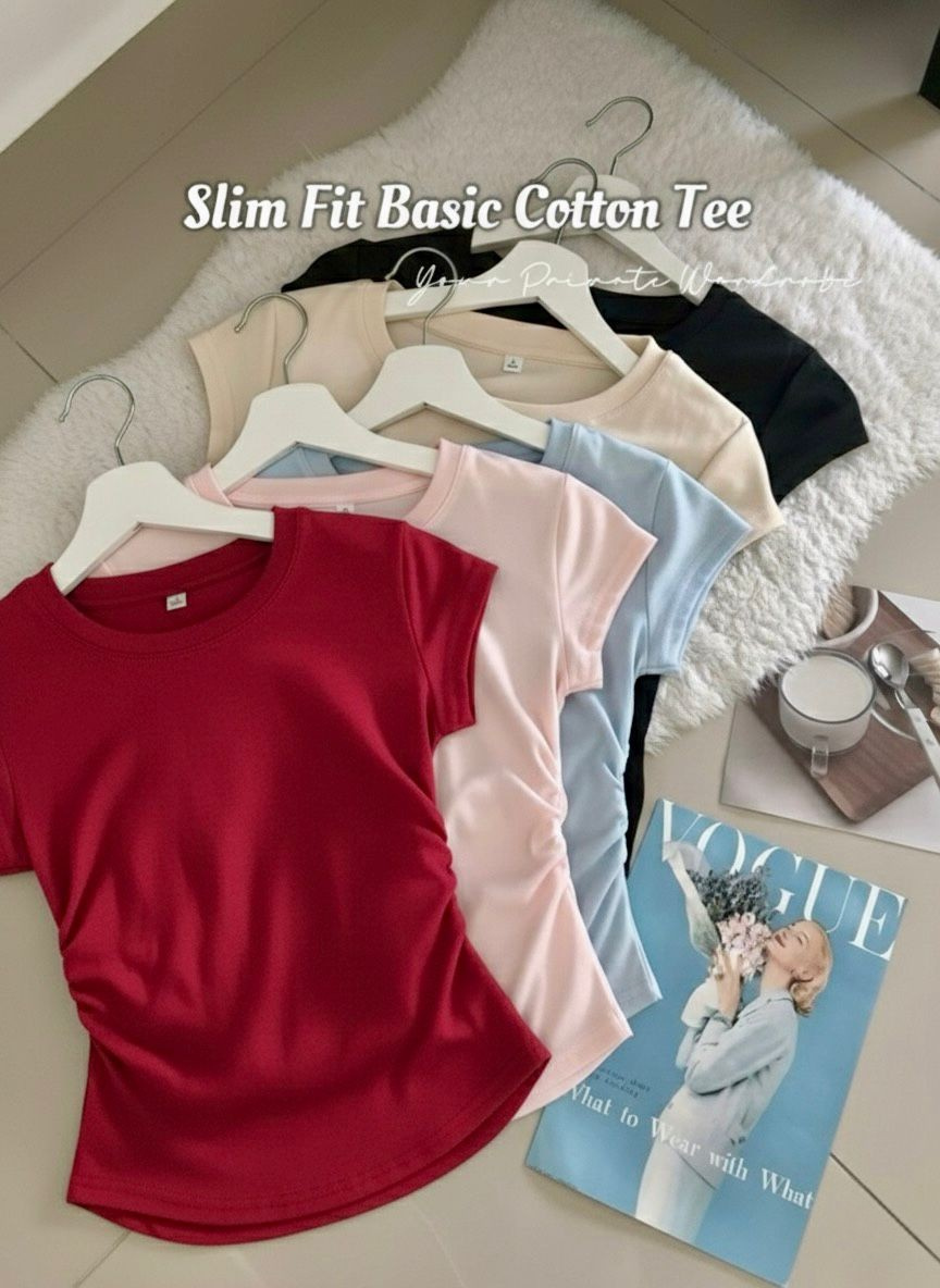 Slim Fit Basic Cotton Tee