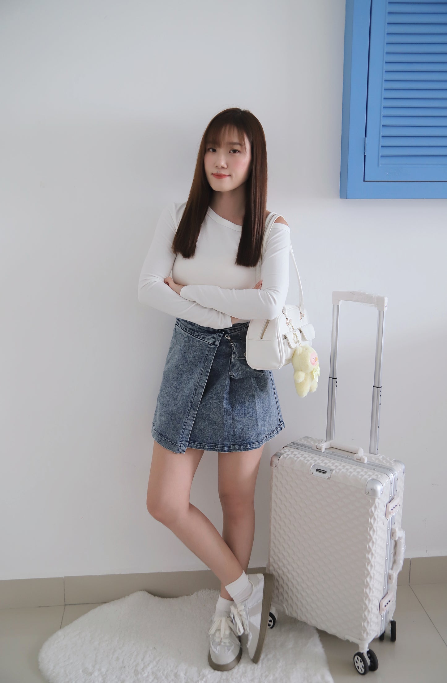 Mona Denim Small Bag Skirt