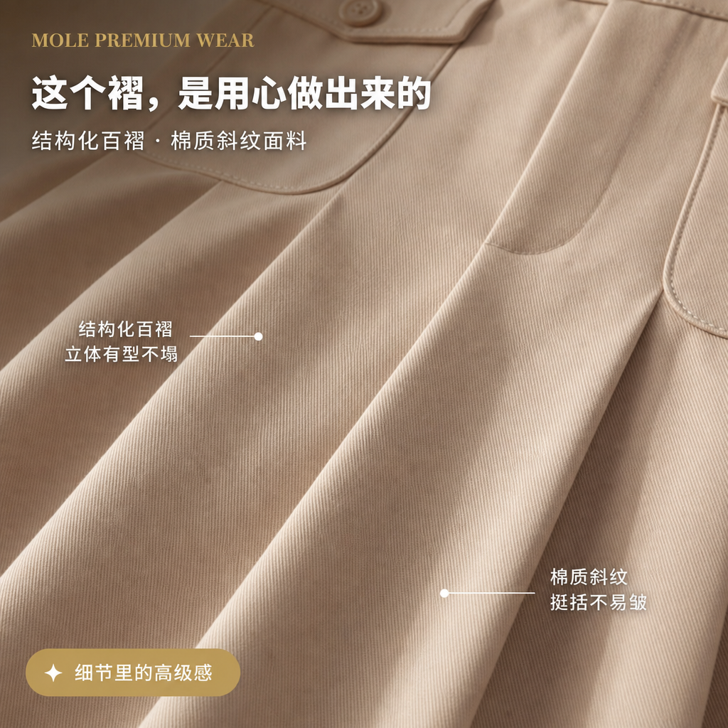 Georgia Pleated Skirt