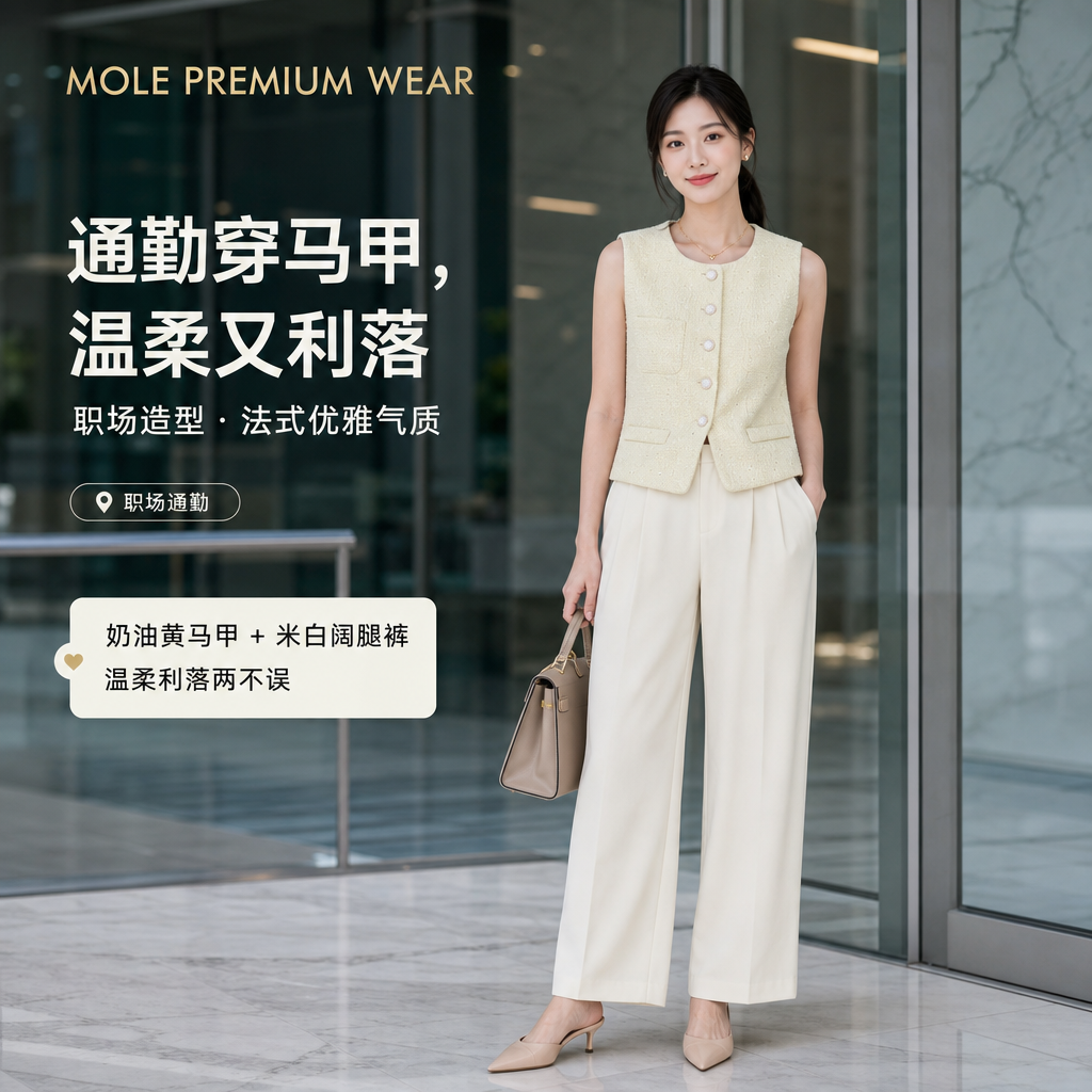 Diana Paris Tweed Vest