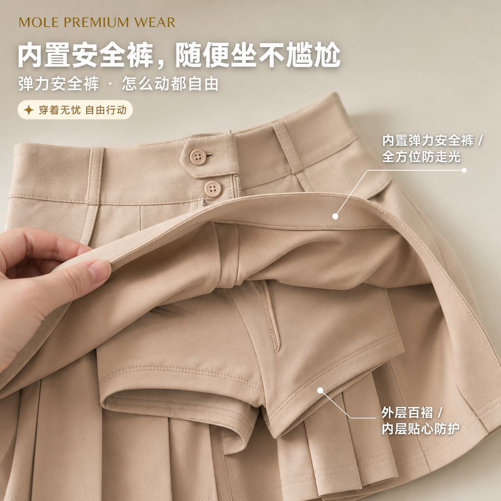 Georgia Pleated Skirt