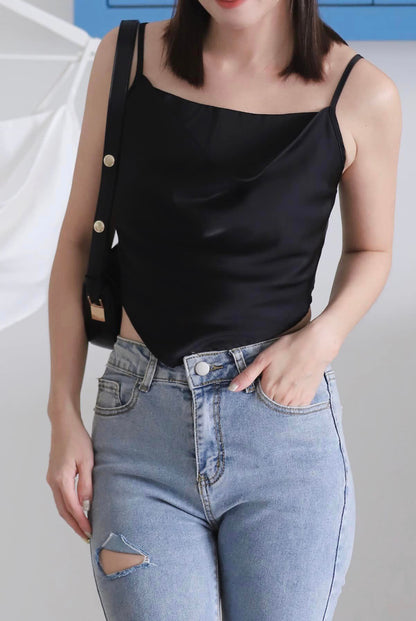 Addilyn Satin Top