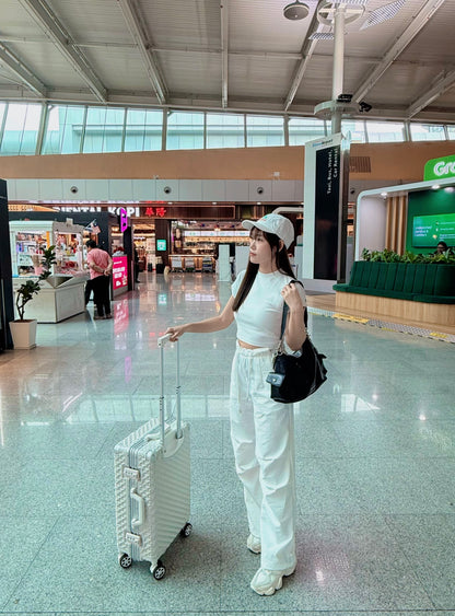 High Waist Cargo Quick Dry Pants
