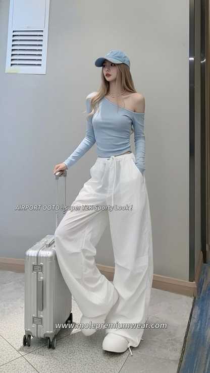 High Waist Cargo Quick Dry Pants