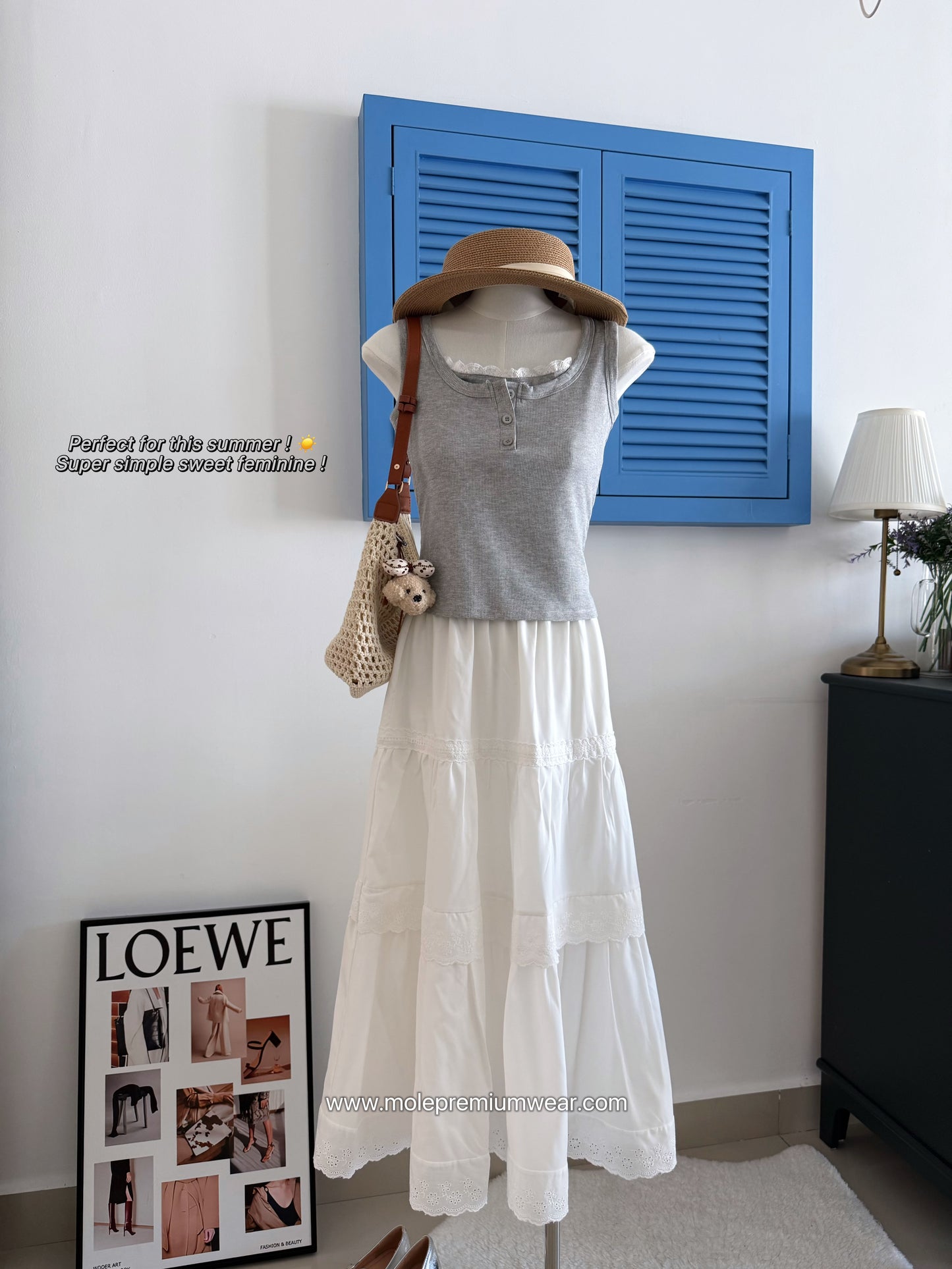 Bella Lace Sleeveless Tank Top