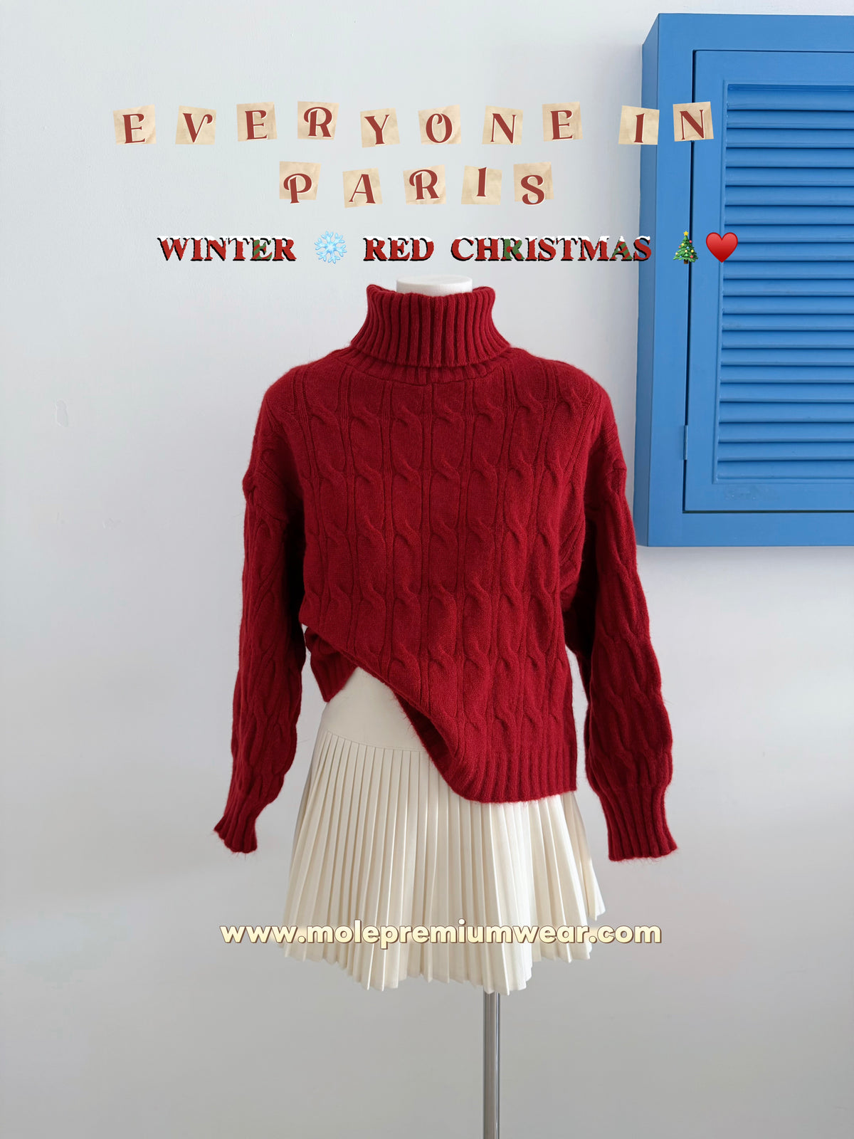 Parisa High Neck Knitted Top