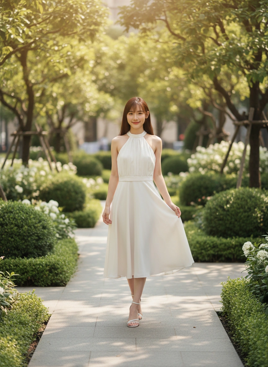 Amelia Cream Maxi Dress