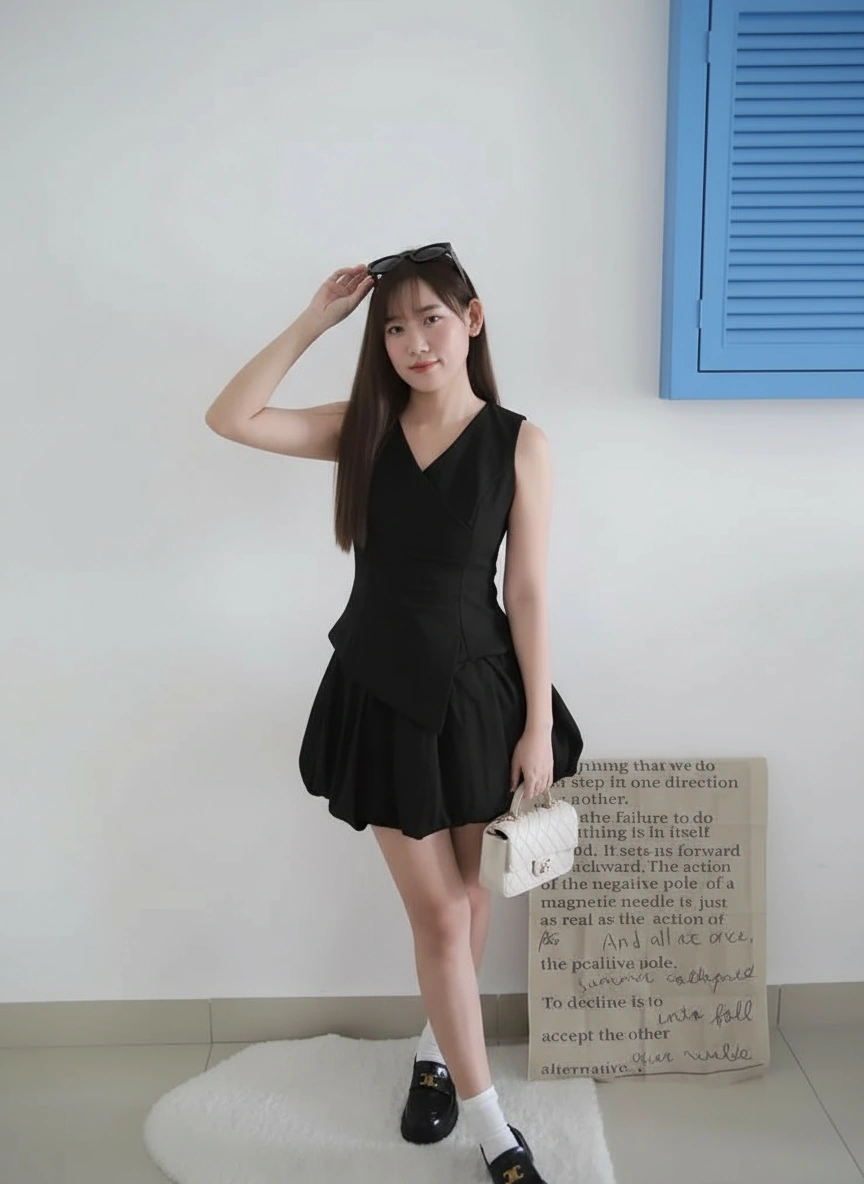 Angelica Vest Silk Bud Skirt Set