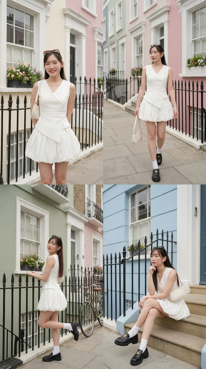 Angelica Vest Silk Bud Skirt Set