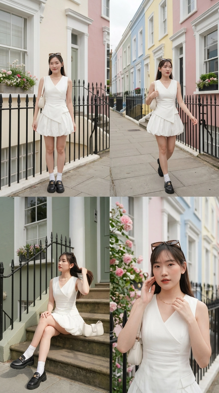 Angelica Vest Silk Bud Skirt Set