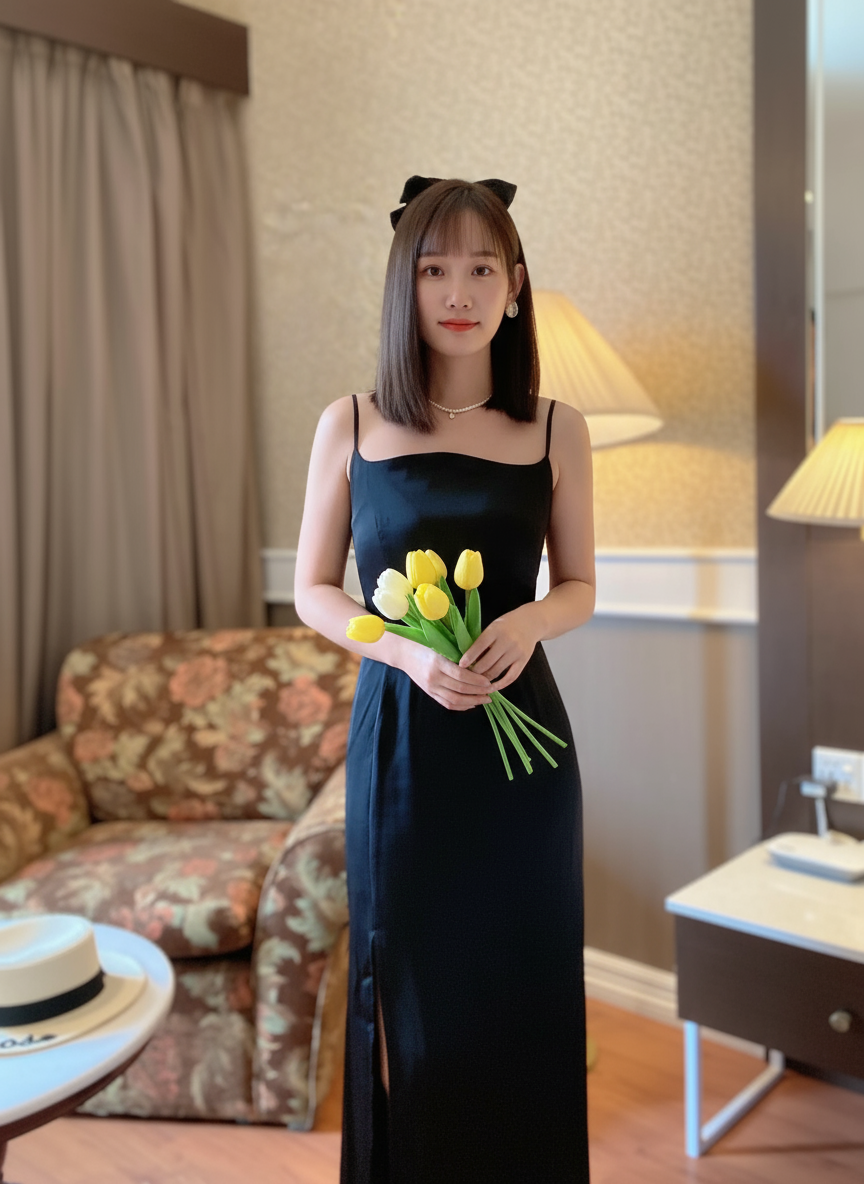 Dovey Dreamy Slit Dress