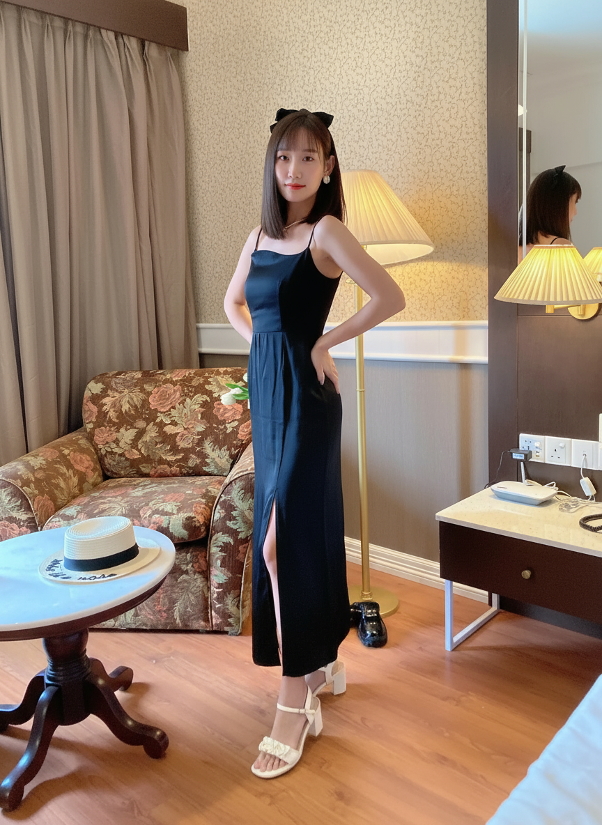 Dovey Dreamy Slit Dress