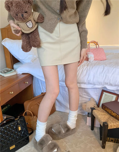 Amelia Woolen A Line Skirt