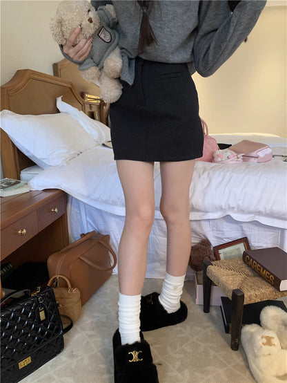 Amelia Woolen A Line Skirt