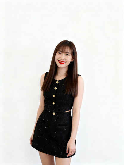 Lavish Tweed Set Wear