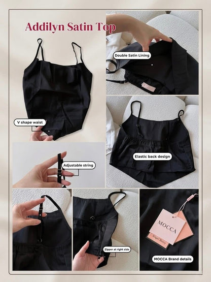 Addilyn Satin Top