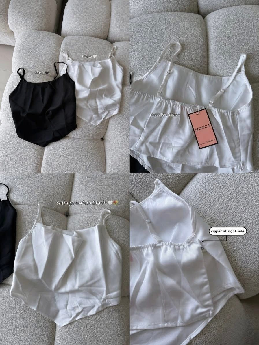 Addilyn Satin Top