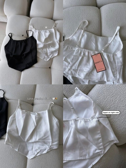 Addilyn Satin Top