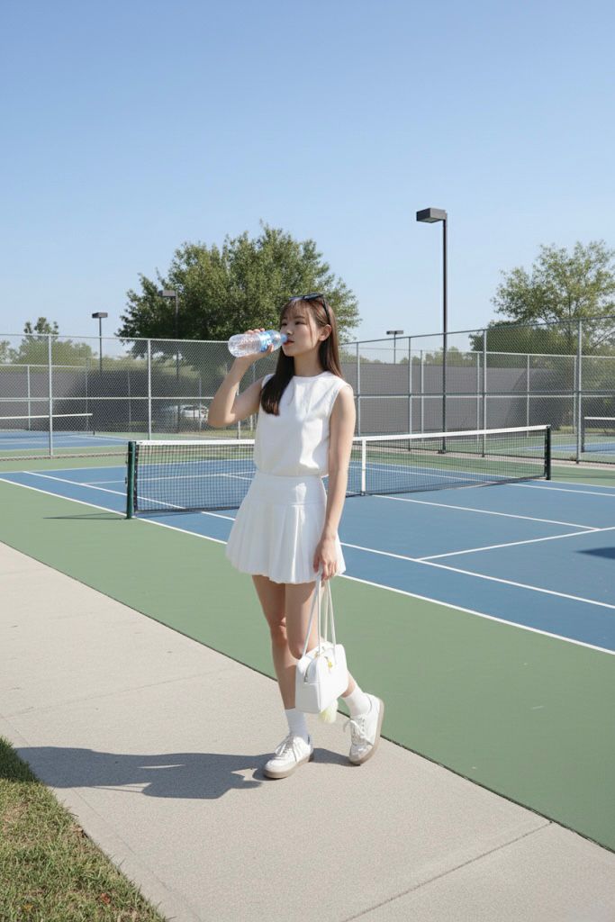 Donna Puffy Skirt Set Wear