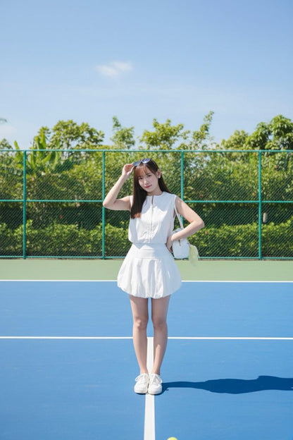 Donna Puffy Skirt Set Wear
