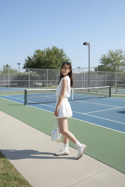 Donna Puffy Skirt Set Wear