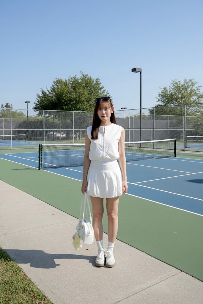 Donna Puffy Skirt Set Wear