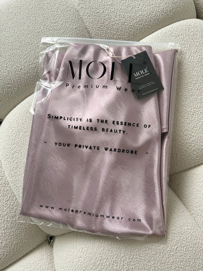 Silky Satin High Waisted Elastic Skirt