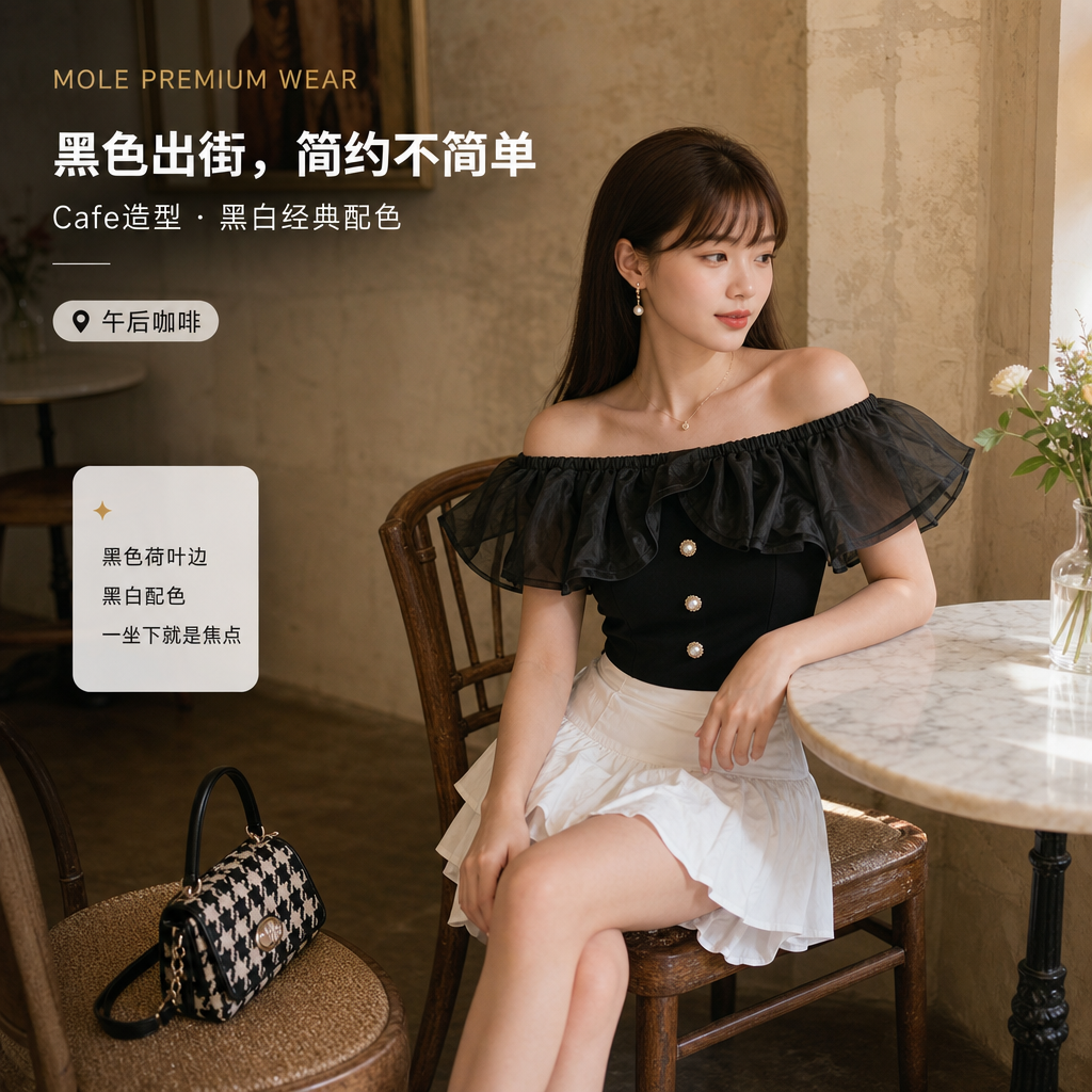 Adriana Off-Shoulder Ruffle Top
