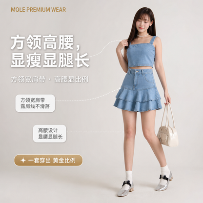 Sophia Denim Set Wear