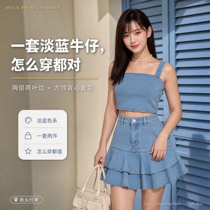 Sophia Denim Set Wear
