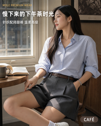 Ayanna Tailored Suit Pants (free belt)