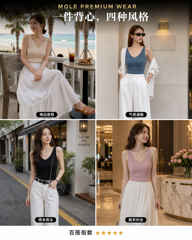 Soft Knitted Basic Camisole