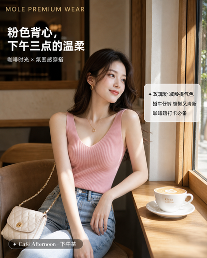 Soft Knitted Basic Camisole