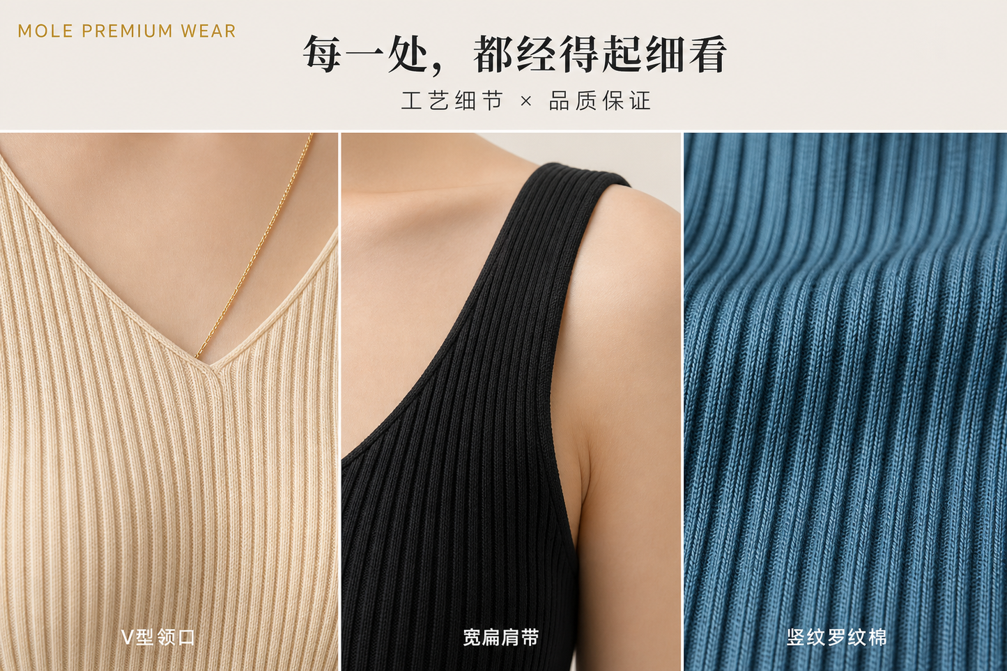 Soft Knitted Basic Camisole