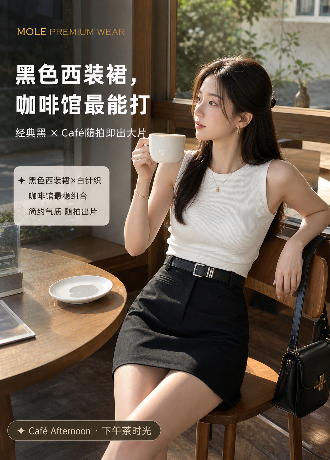 Clara OL A-Line Skirt (Free Belt)