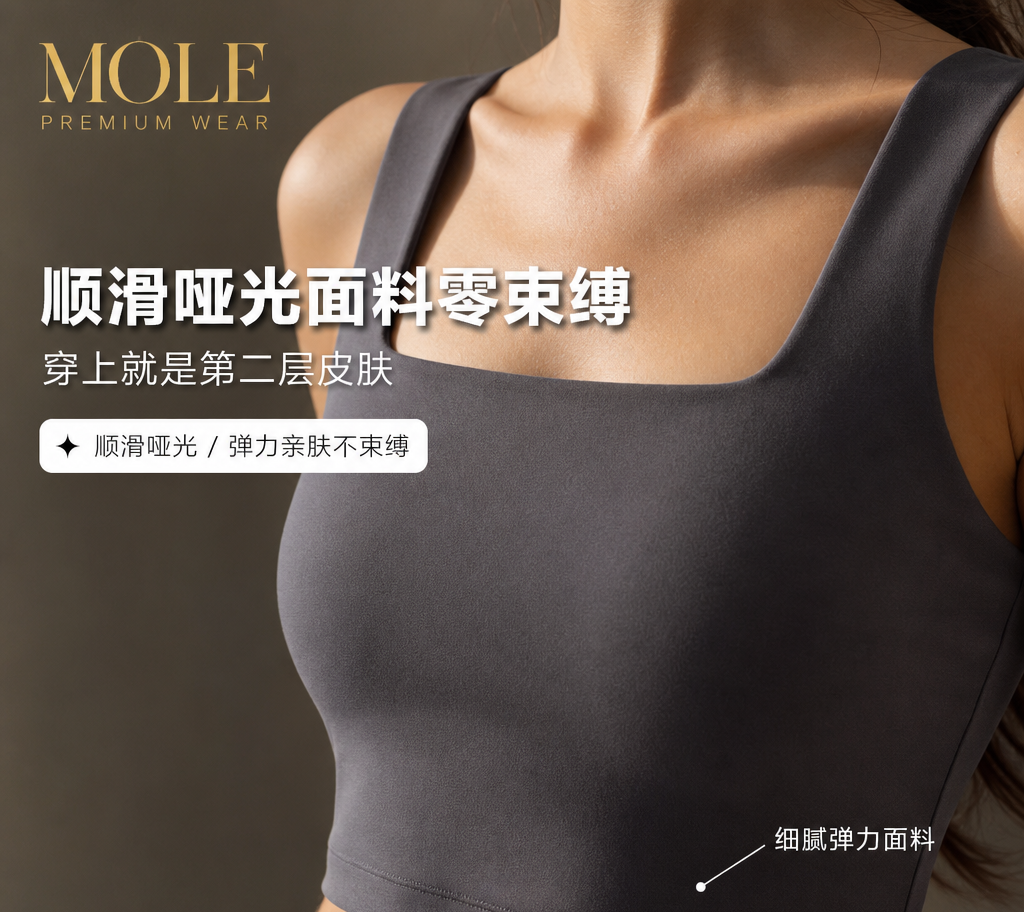 Ins Korean Square Neck Tank Top