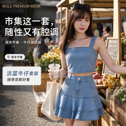 Sophia Denim Set Wear