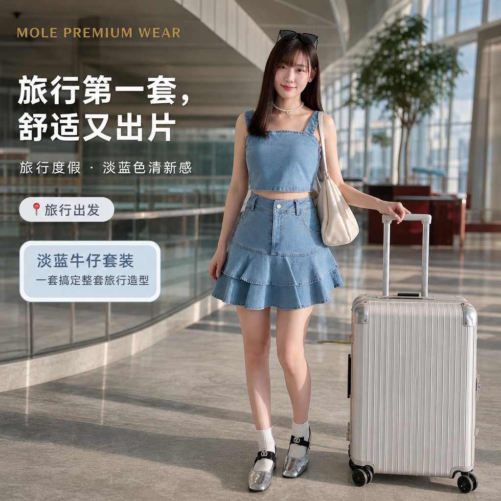 Sophia Denim Set Wear