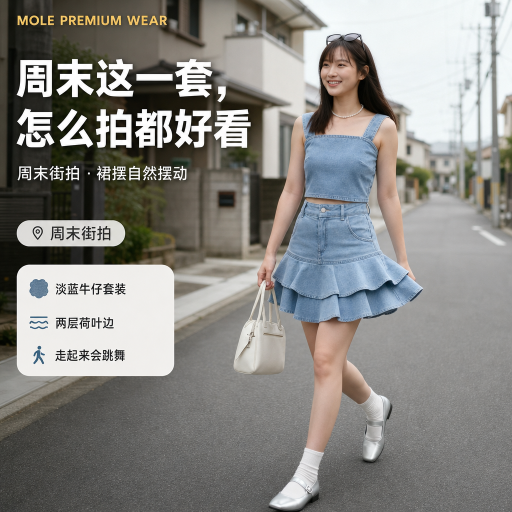 Sophia Denim Set Wear