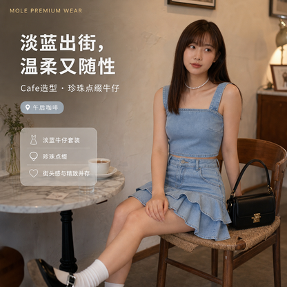 Sophia Denim Set Wear