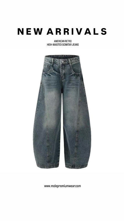 American Retro High Waisted Scimitar Jeans