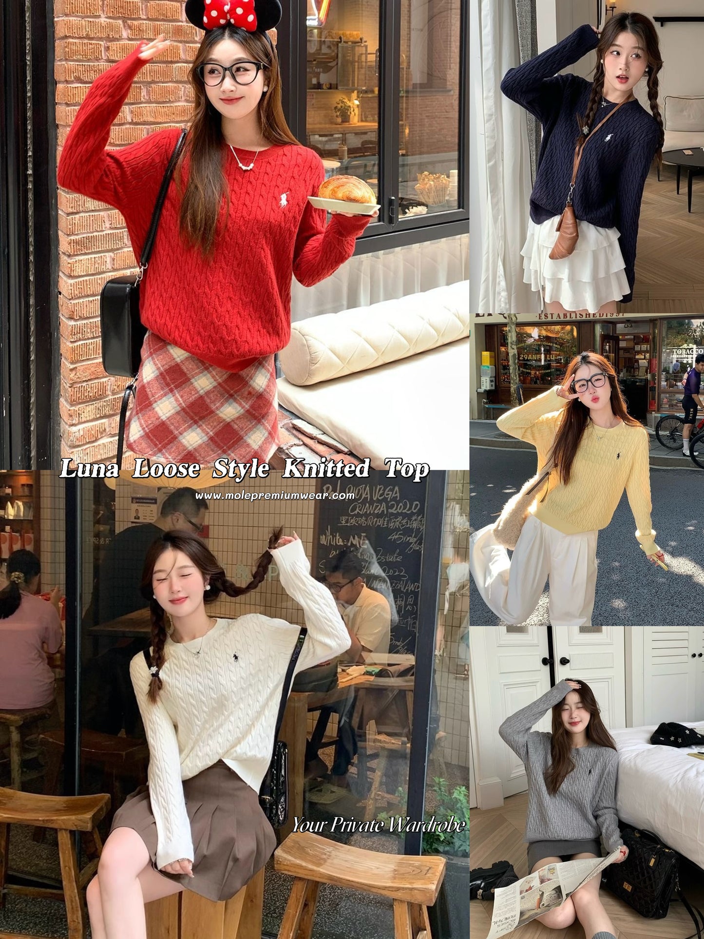 Luna Loose Style Knitted Top