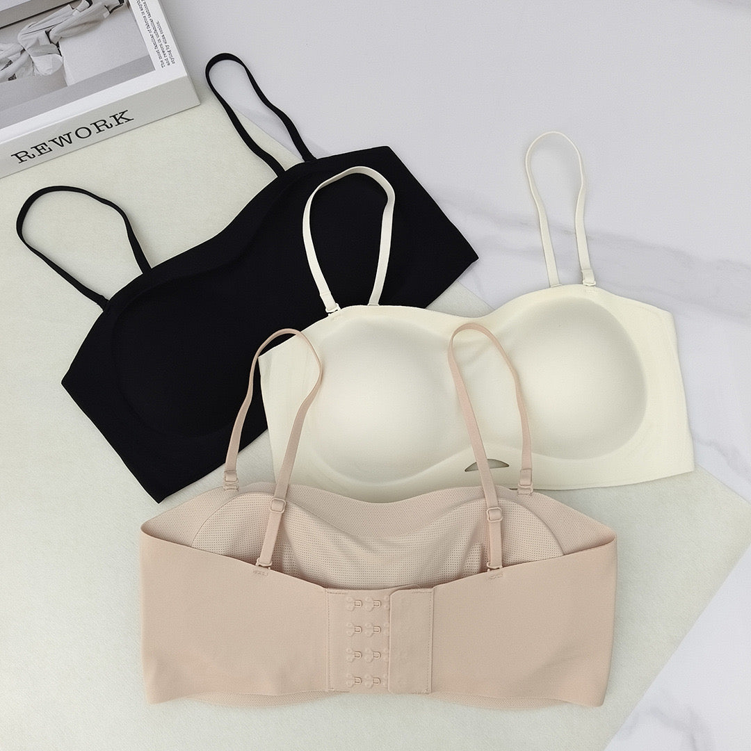 Monica Strapless Seamless Tube Bra (Extra Boost Up)