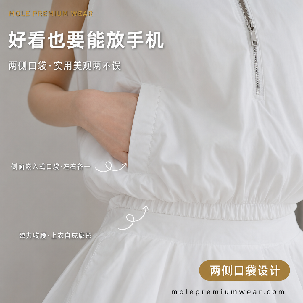 Donna Puffy Skirt Set Wear
