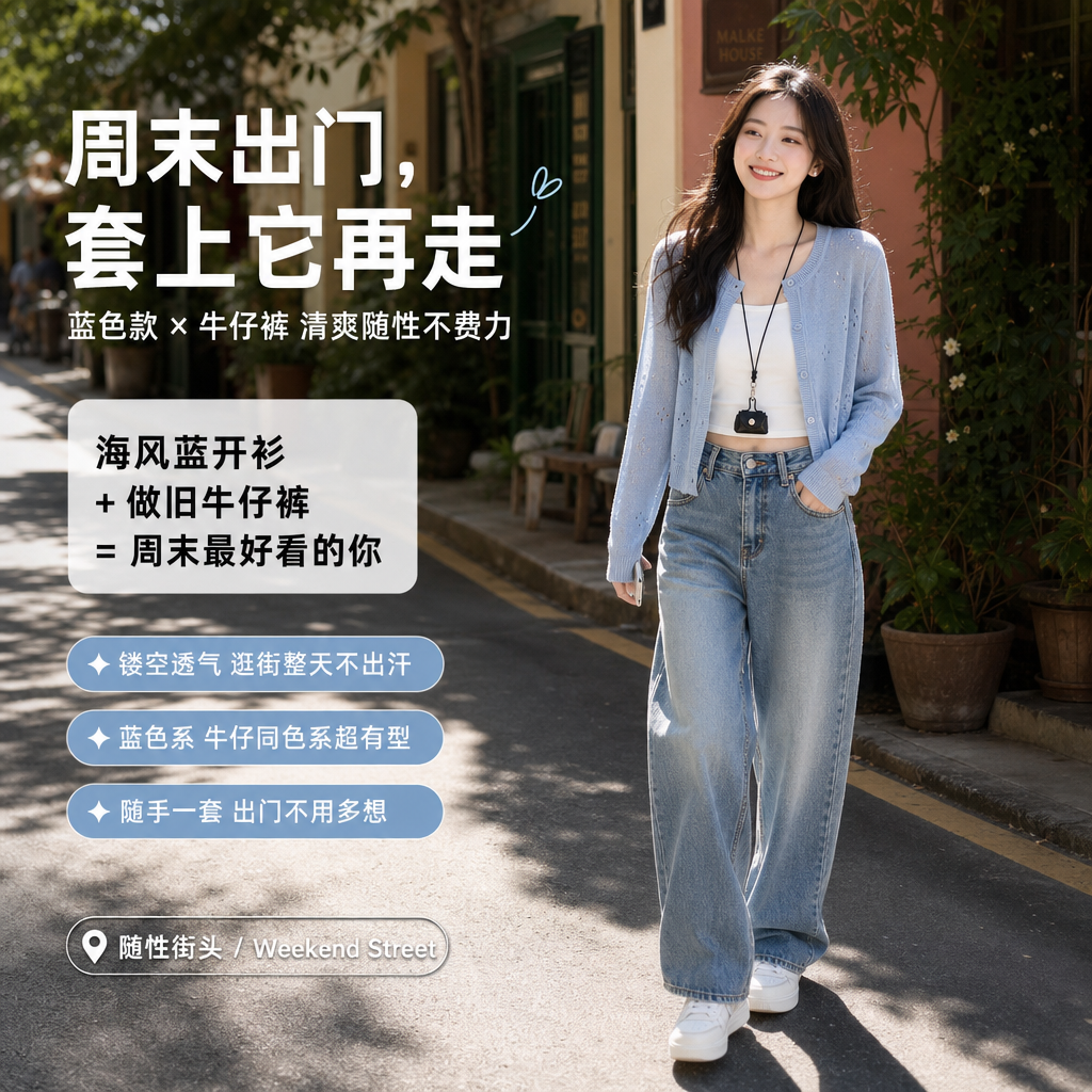 Sunscreen Thin Knitted Cardigan