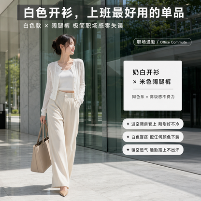 Sunscreen Thin Knitted Cardigan