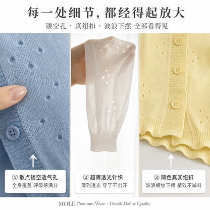 Sunscreen Thin Knitted Cardigan